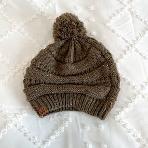 Brown Semi-Colored Beanie